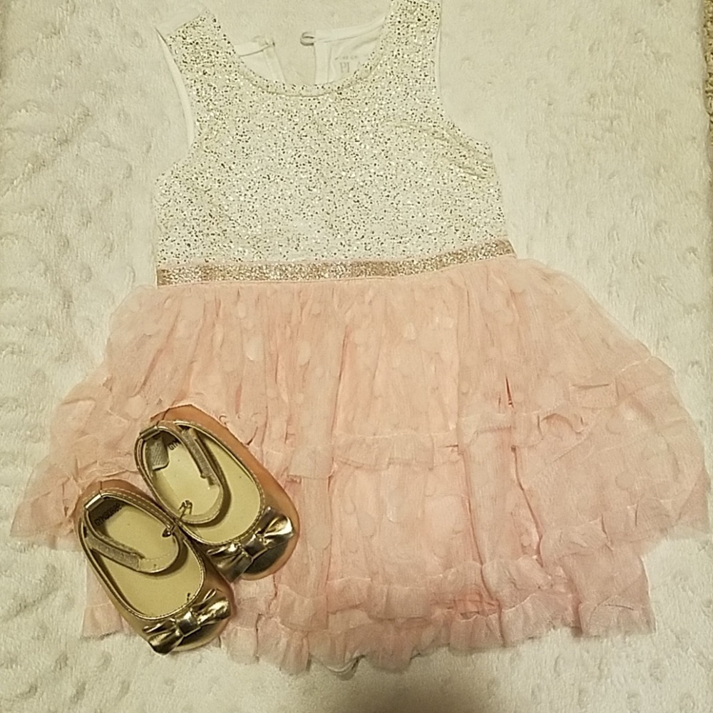 Baby girl dress and shoes